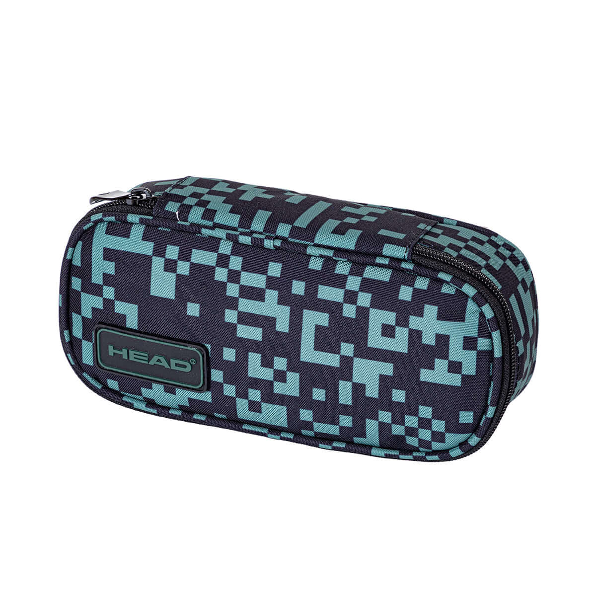 Penar Astra Head AC6, 1 compartiment, verde cu negru Penar Astra Head AC6, 1 compartiment, verde cu negru